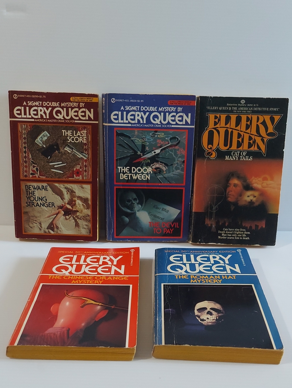 Ellery Queen Papeback Set